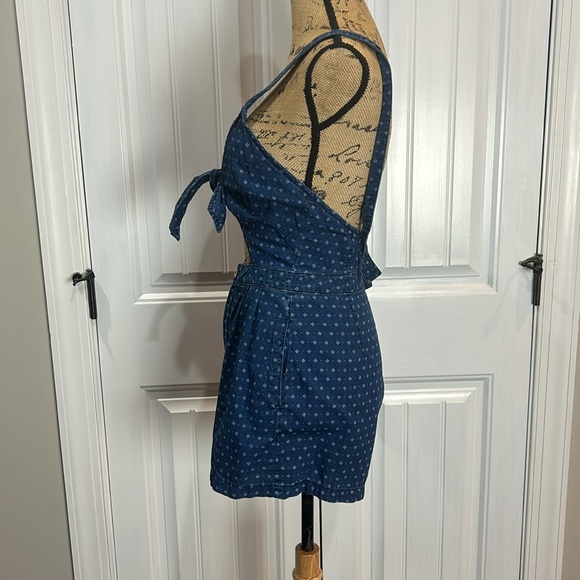 Free People Take Me Somewhere Romper Jumper Printed Overall XS - Picture 3 of 10